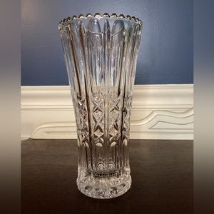 Vintage lead crystal vase